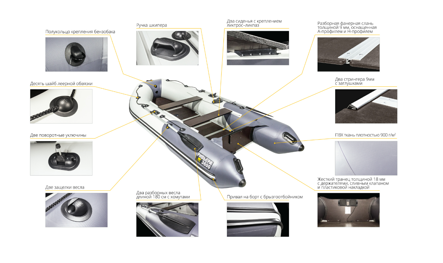 Лодка Ривьера Компакт 2900 СК в Воронеже