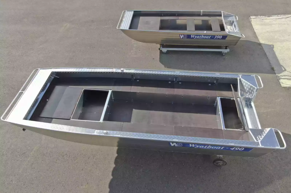 Алюминиевая лодка Wyatboat-490 Jonboat в Воронеже