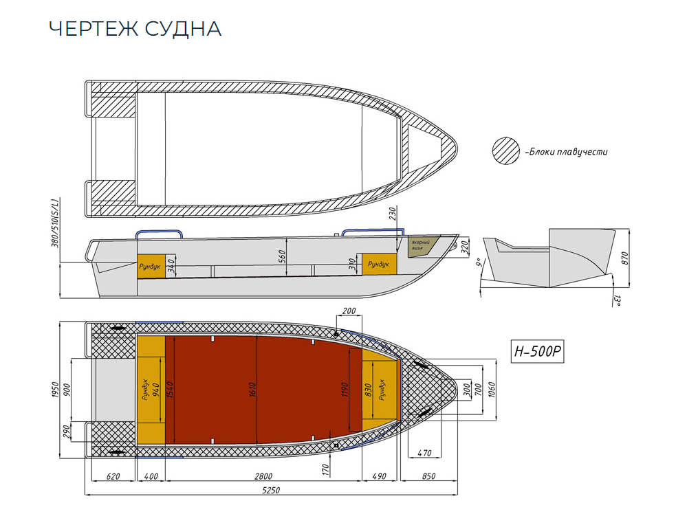 Алюминиевая лодка Неман-500 P в Воронеже