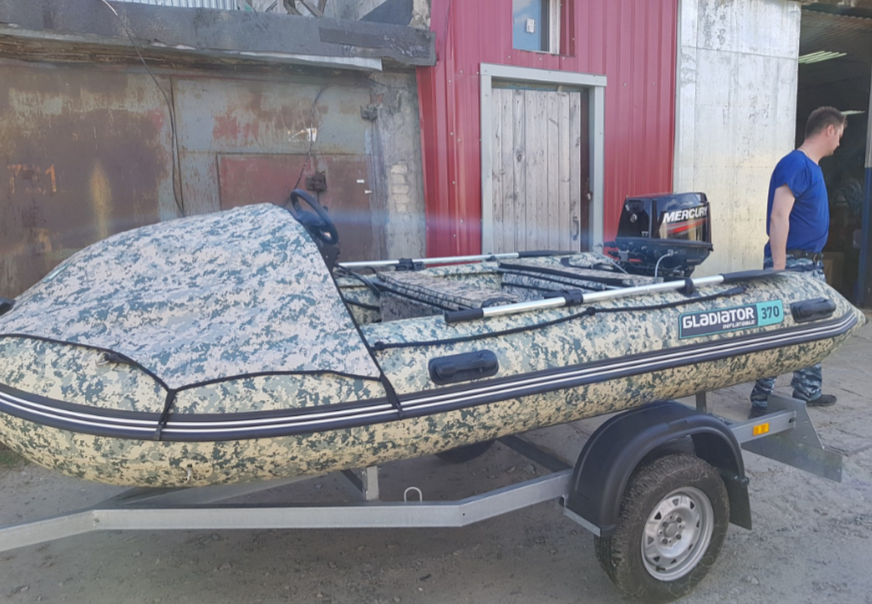 НАДУВНАЯ ЛОДКА GLADIATOR C370AL в Воронеже