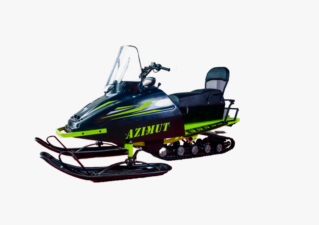 Миниснегоход Бурлак Азимут 24 л.с. , эл.запуск, реверс, тормоз гидравл, капот черный в Воронеже