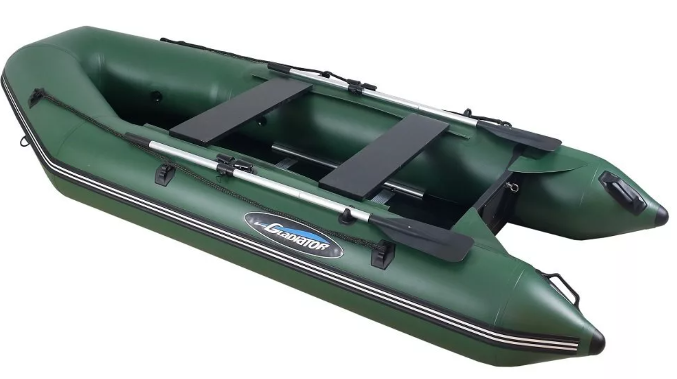 МОТОРНО-ГРЕБНАЯ ЛОДКА ПВХ GLADIATOR A 320 ТК С ФАНЕРНЫМ ПОЛОМ в Воронеже