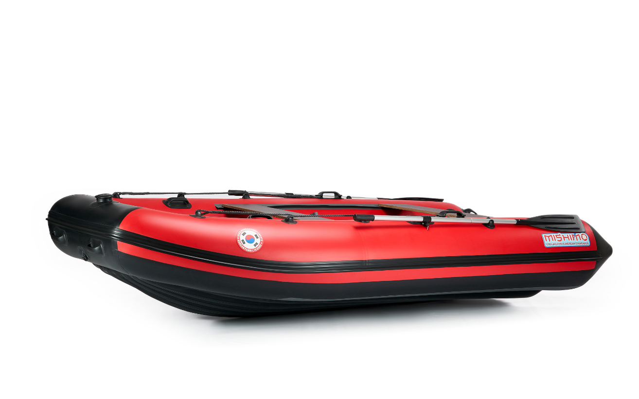 КОМПЛЕКТ ЛОДКА MISHIMO RAPID 380 PRO+ ЛОДОЧНЫЙ МОТОР MARLIN MP 9.9 (20) AMHS PROLINE FORCE в Воронеже