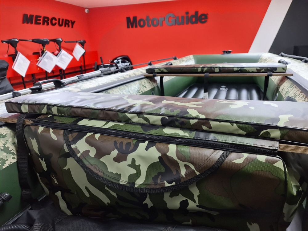 КОМПЛЕКТ МЯГКИХ НАКЛАДОК С СУМКОЙ ДЛЯ ЛОДОК 105Х20 КАМУФЛЯЖ в Воронеже