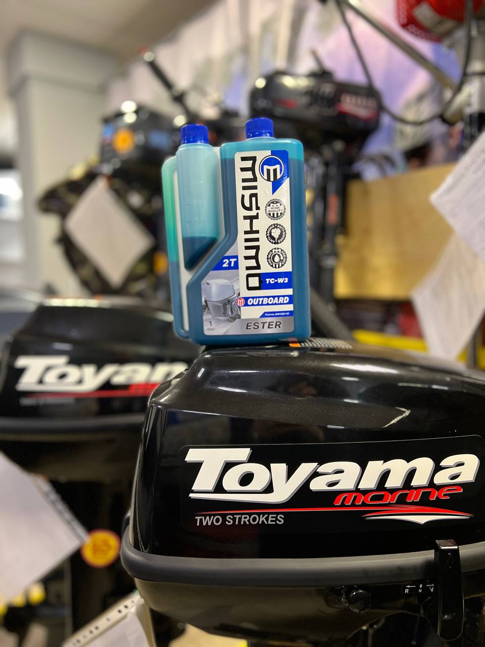 Масло MISHIMO 2T OUTBOARD (ESTER) полусинтетика 1 л в Воронеже