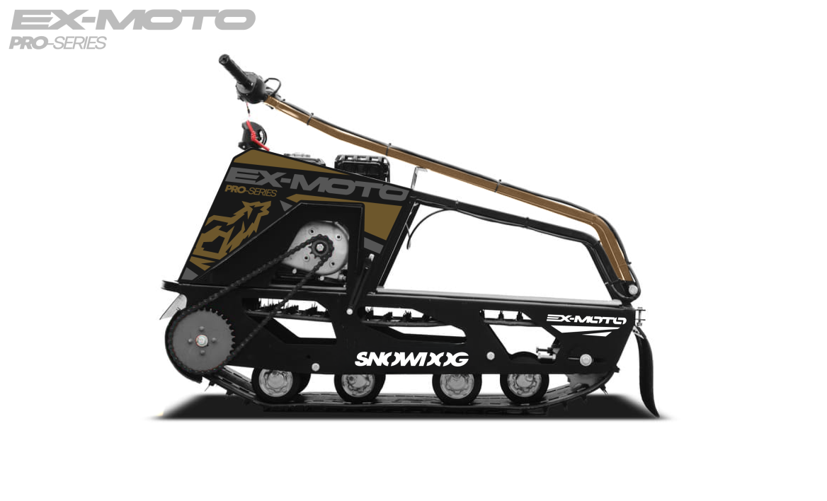 Мотобуксировщик EX-MOTO SNOWDOG S380 8л.с. в Воронеже