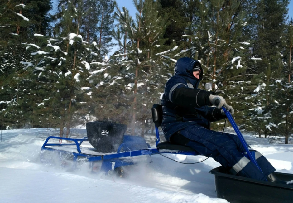 Мотобуксировщик толкач Альбатрос-XL8 с модулем. Без фары, склизы в Воронеже