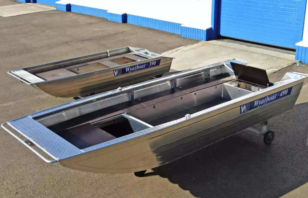 Алюминиевая лодка Wyatboat-490 Jonboat в Воронеже