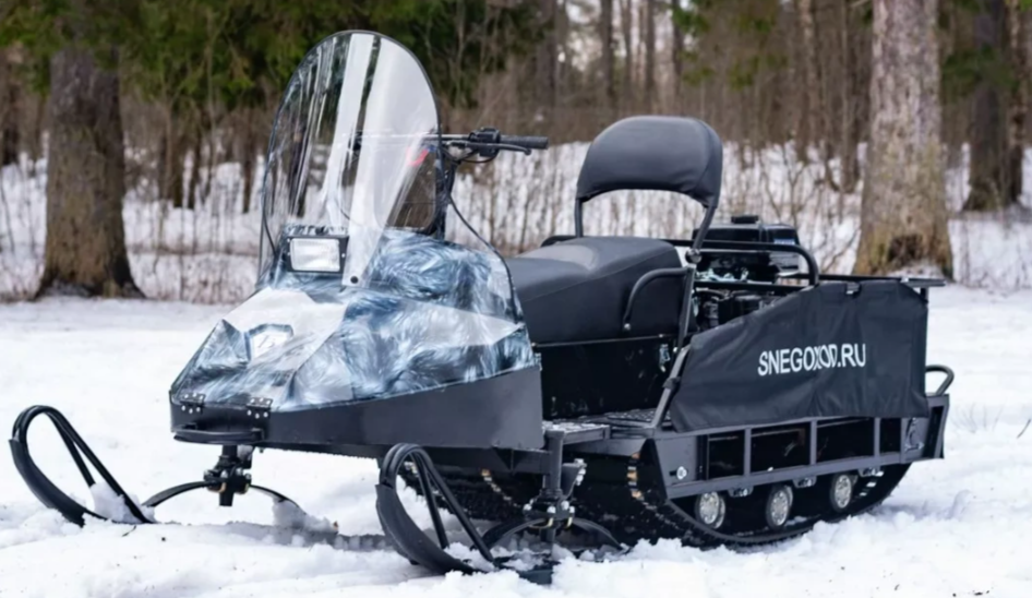 Миниснегоход Егерь Экспедитор 20 л.с. , реверс, тормоз, капот белый в Воронеже