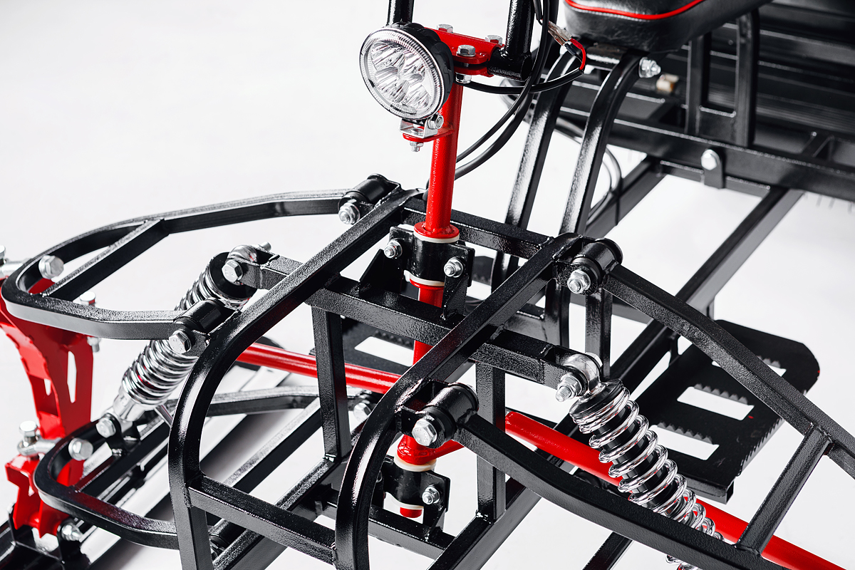 Лыжный модуль IKUDZO TERRAIN с подогревом ручек металлические лыжи в Воронеже