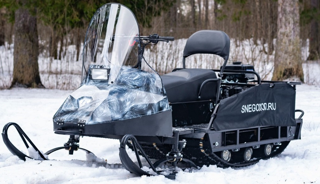 Миниснегоход Бурлак Егерь Экспедитор 15 л.с. , реверс, тормоз, капот белый в Воронеже