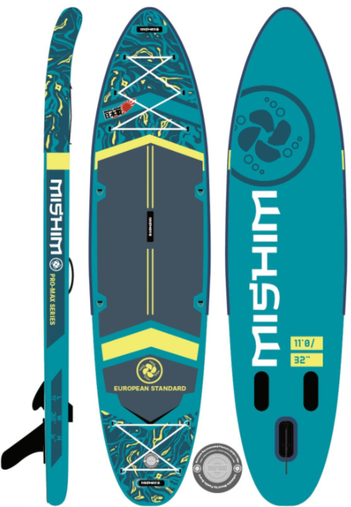 SUP (САП) Доска MISHIMO PRO-MAX Light Teal 11’ (335см) в Воронеже