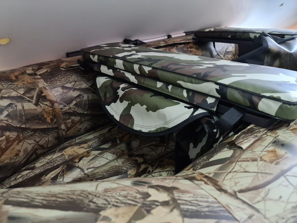 КОМПЛЕКТ МЯГКИХ НАКЛАДОК С СУМКОЙ ДЛЯ ЛОДОК 80Х20 КАМУФЛЯЖ в Воронеже