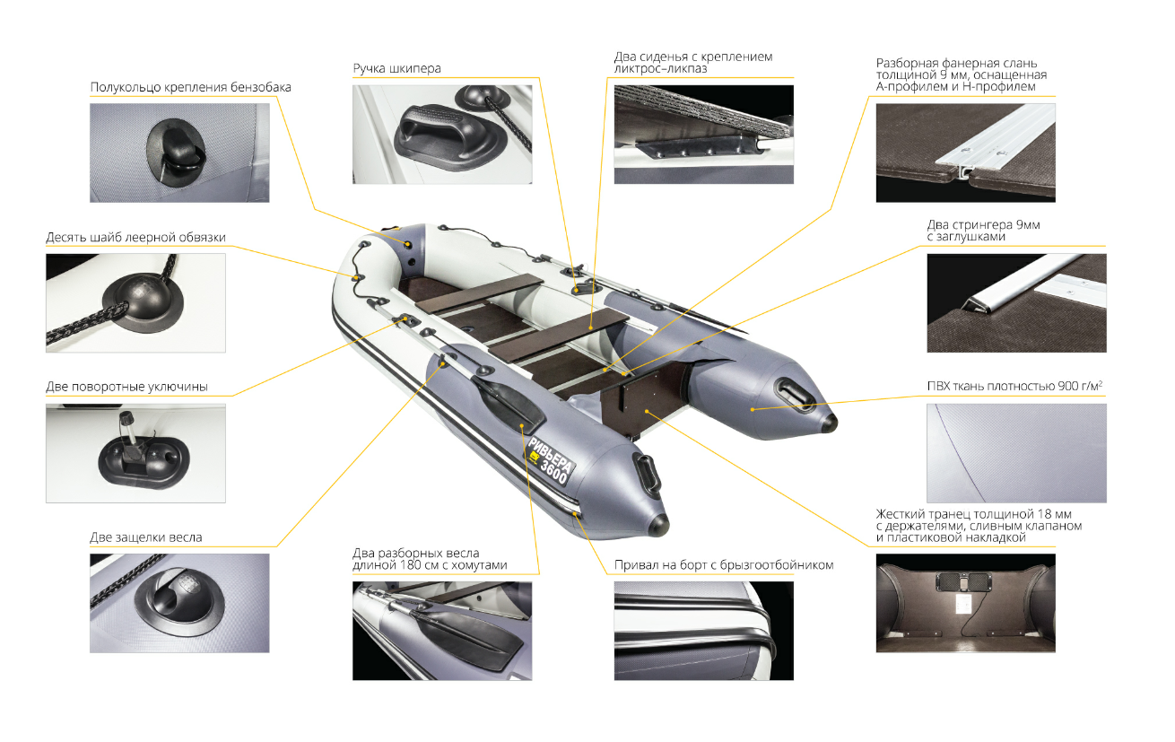 Лодка Ривьера Компакт 3600 СК в Воронеже