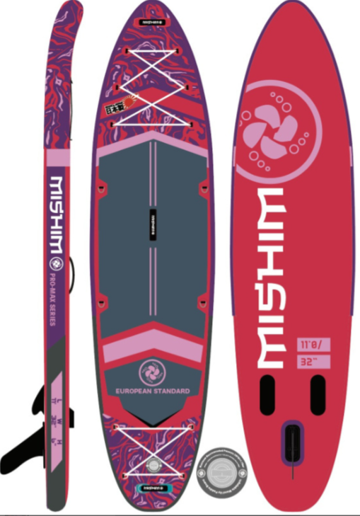 SUP (САП) Доска MISHIMO PRO-MAX Viva Magenta 10.8’ (330см) в Воронеже
