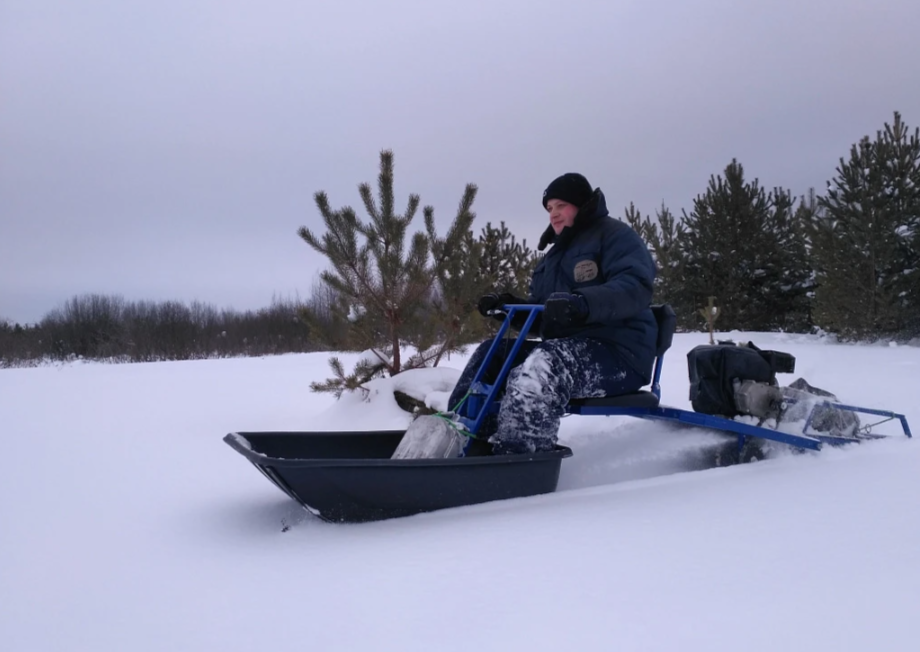 Мотобуксировщик толкач Альбатрос-XL8 с модулем. Без фары, склизы в Воронеже