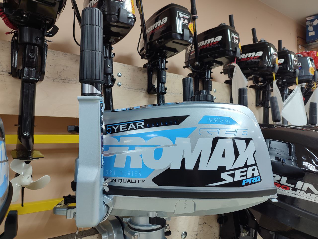 Лодочный мотор PROMAX SP5FHS (внешний бак 12 л) в Воронеже