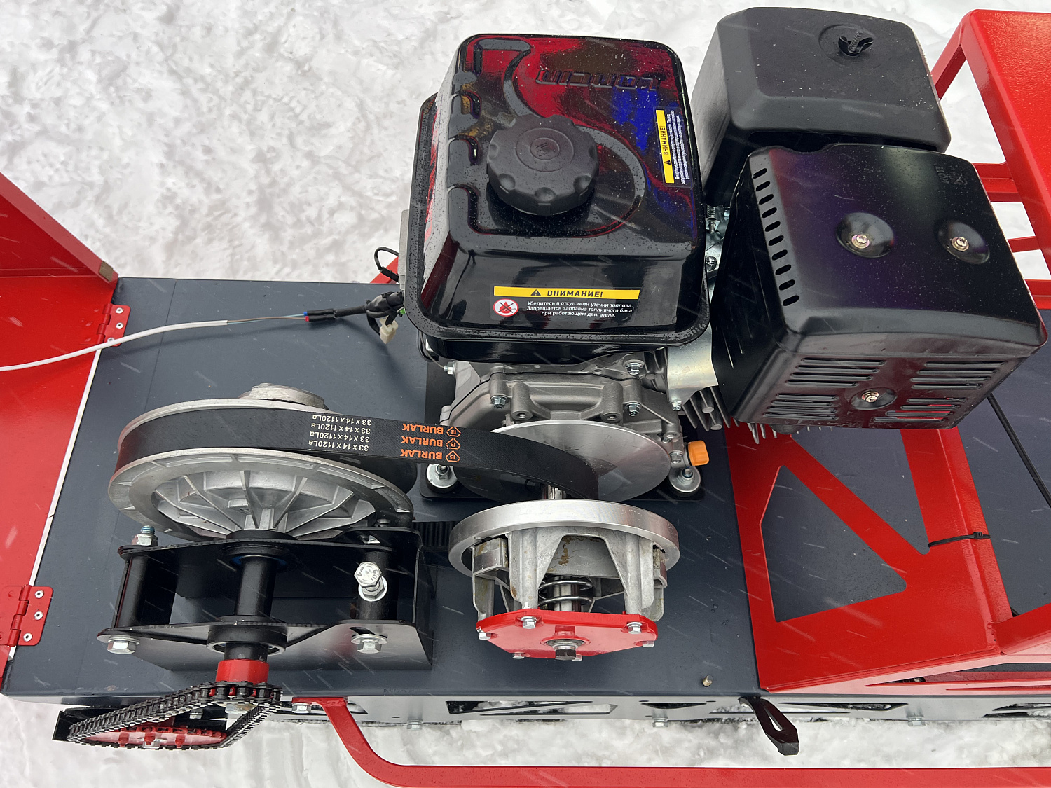 Мотобуксировщик EX-MOTO SNOWDOG S500 15л.с в Воронеже