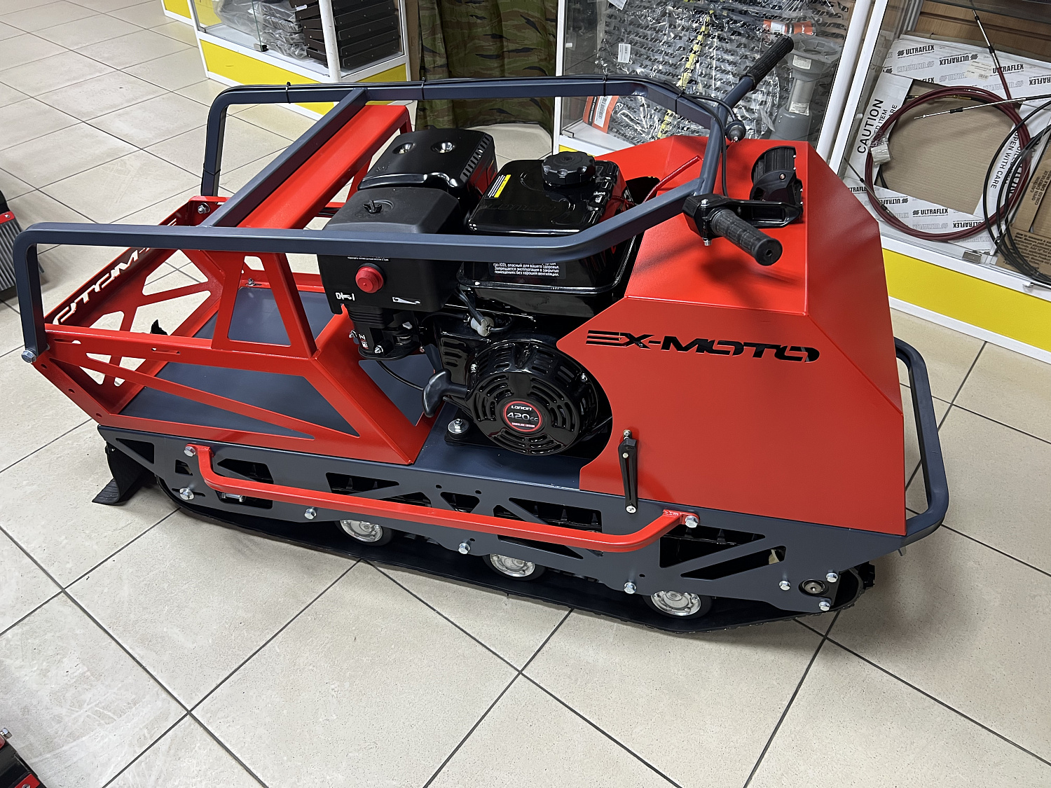 Мотобуксировщик EX-MOTO SNOWDOG S500 15л.с в Воронеже