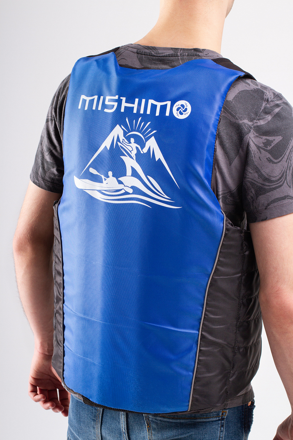 Жилет спасательный MISHIMO PRO Премиум качества Черно-синий в Воронеже