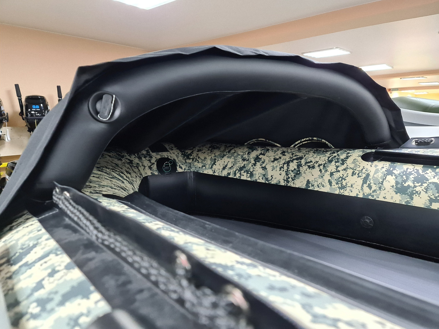 КОМПЛЕКТ НОСОВОГО ТЕНТА К ЛОДКЕ SMARINE AIR MAX 380 ЧЕРНЫЙ в Воронеже