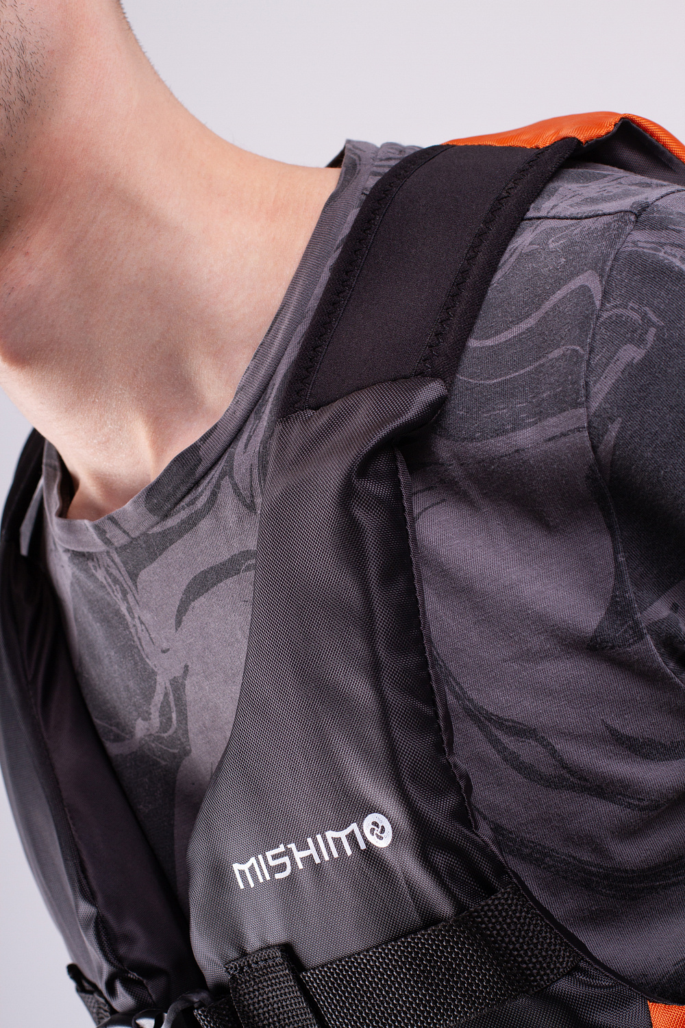 Жилет спасательный MISHIMO PRO Премиум качества Черно-оранжевый в Воронеже