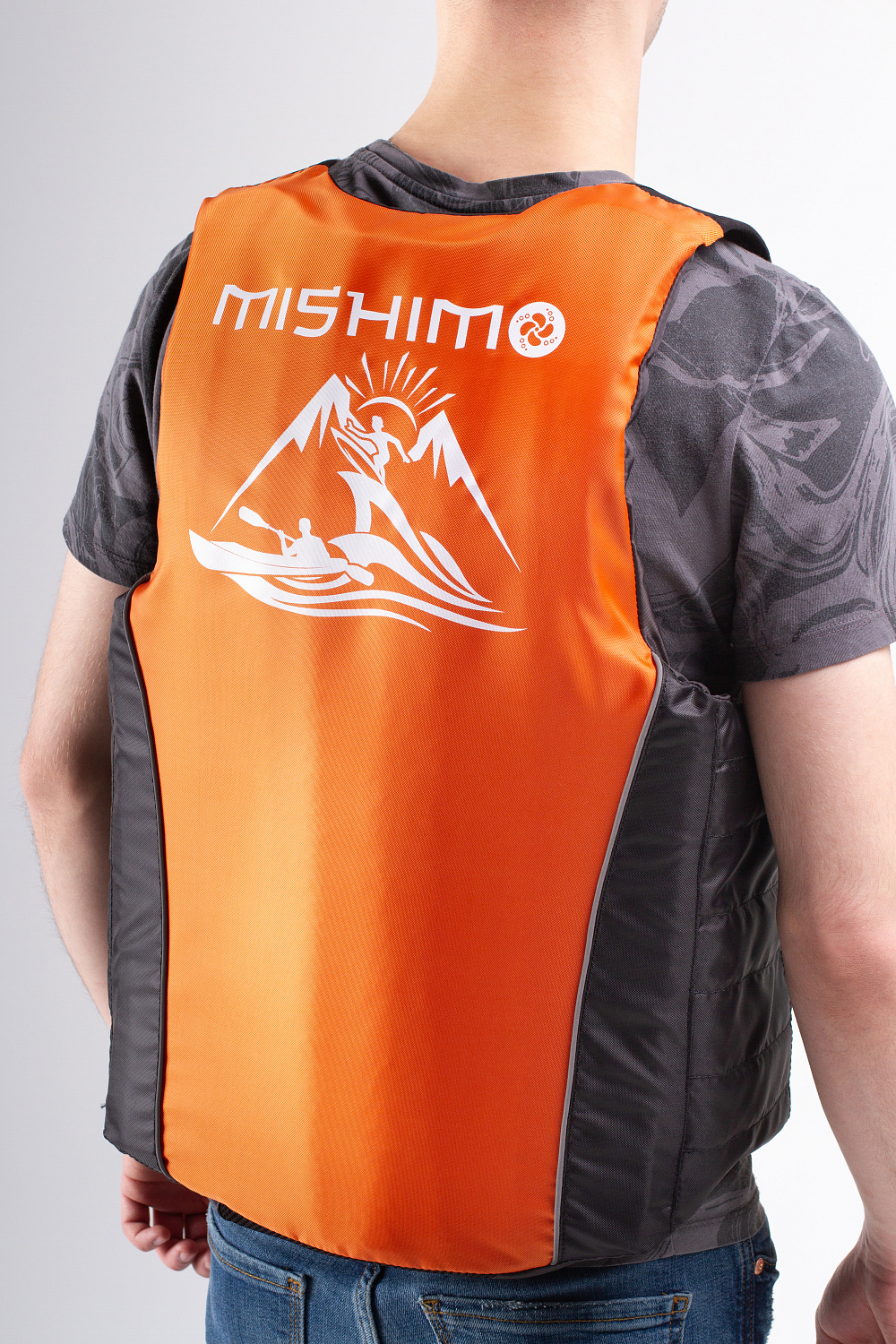 Жилет спасательный MISHIMO PRO Премиум качества Черно-оранжевый в Воронеже