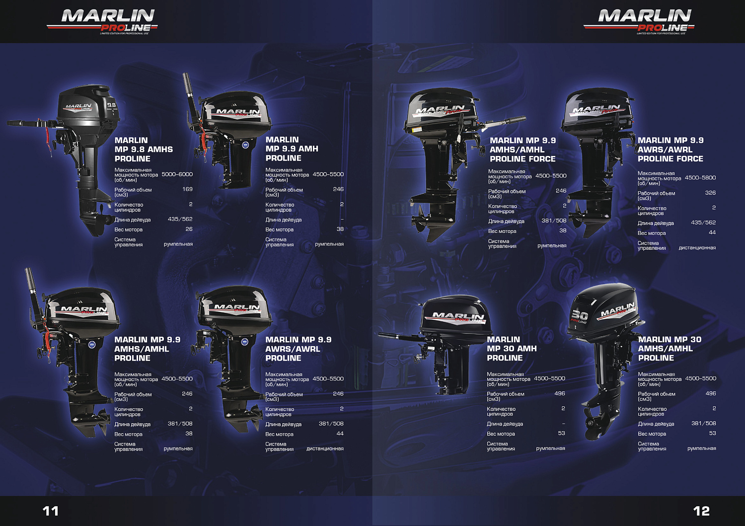 Лодочный мотор MARLIN PROLINE MP 30 AWR в Воронеже